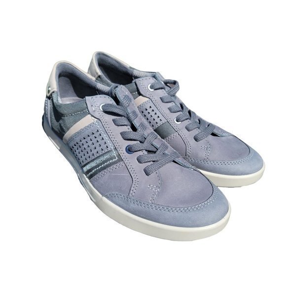 ECCO mens Size 40 Grey Collin‎ 2.0 Lace Sneakers - Picture 2 of 9